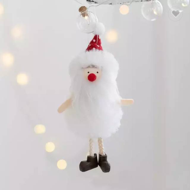 Christmas hanging ornaments Santa