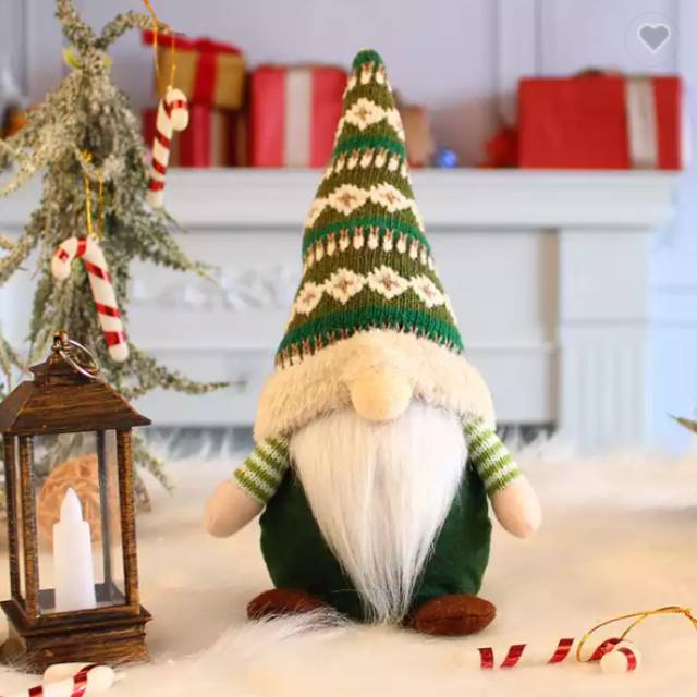 Green Christmas Gnome