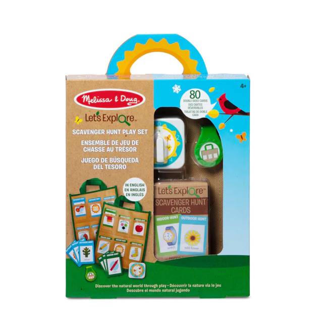 Melissa & Doug - Let's Explore Indoor/Outdoor Scavenger Hunt Play Set